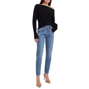 New! Boyish The Roy High Rise Yoke Front Skinny Rigid Jeans